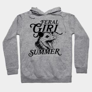 Feral-Girl-Summer-Opossum Hoodie